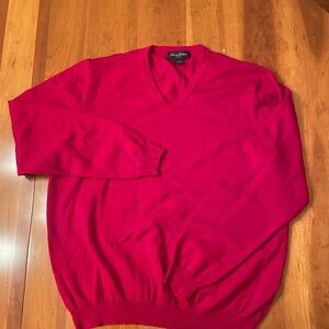 Brooks Brothers Merino Wool Red Sweater